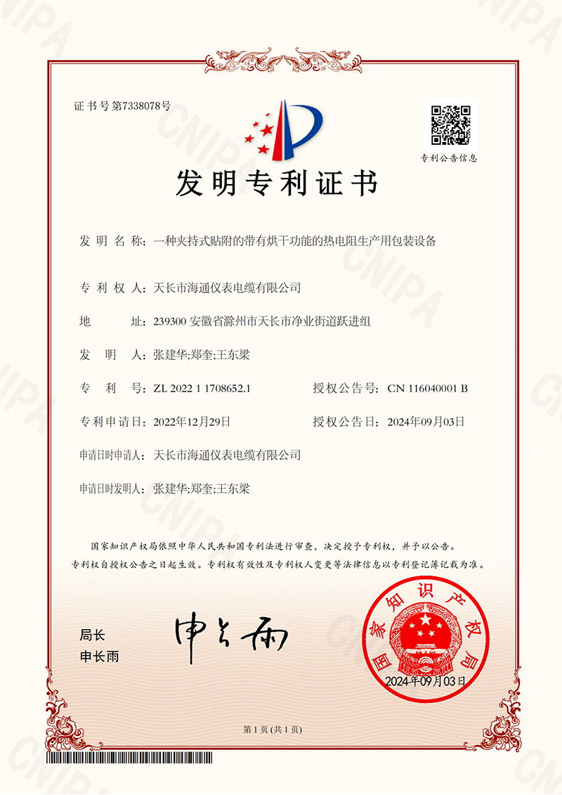 2022117086521一种夹持式贴附的带有烘干功能的热电阻生产用包装设备_00